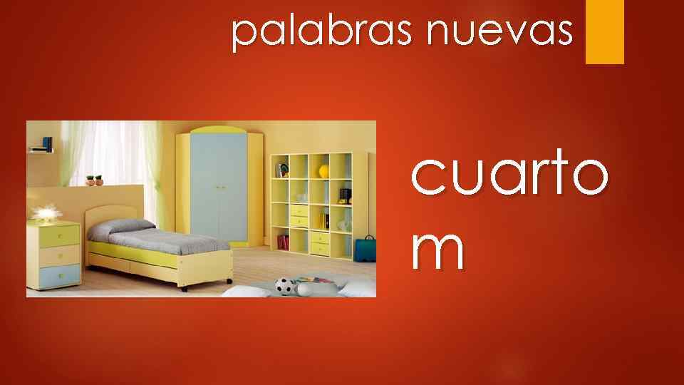 palabras nuevas cuarto m 