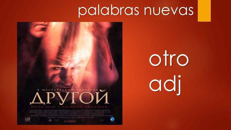 palabras nuevas otro adj 