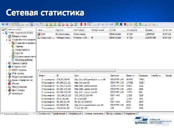 Сетевая статистика 