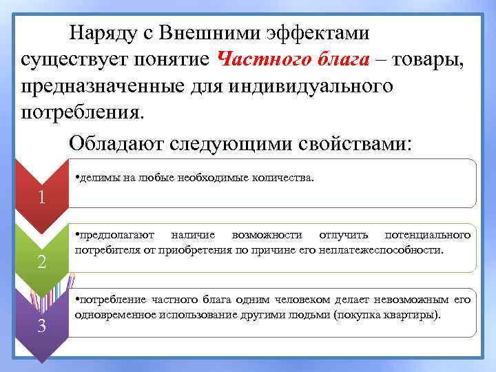 Общественные товары внешние эффекты