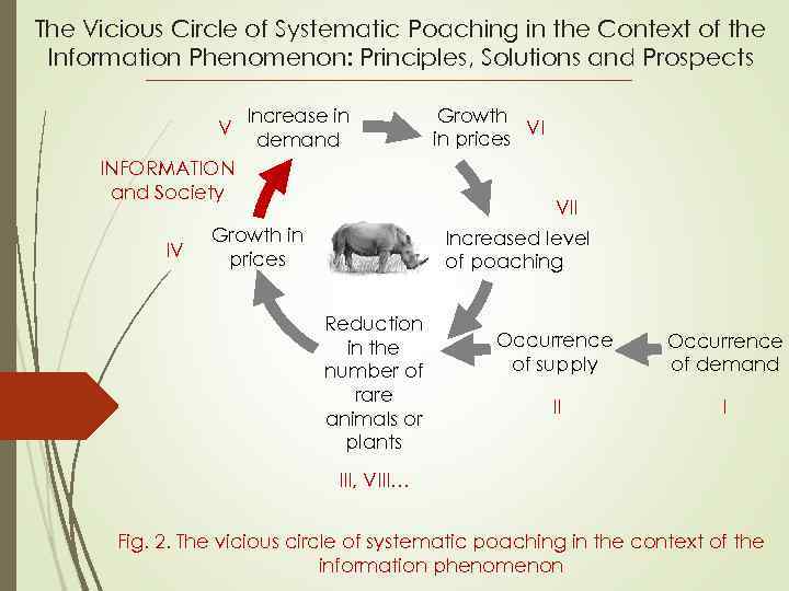 The Vicious Circle of Systematic Poaching in the Context of the Information Phenomenon: Principles,