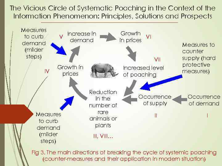 The Vicious Circle of Systematic Poaching in the Context of the Information Phenomenon: Principles,