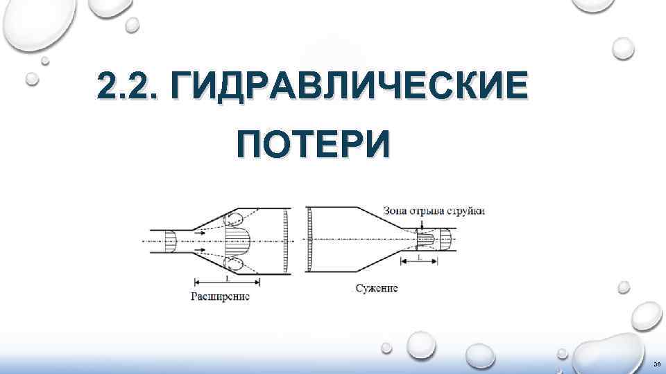 2. 2. ГИДРАВЛИЧЕСКИЕ ПОТЕРИ 38 