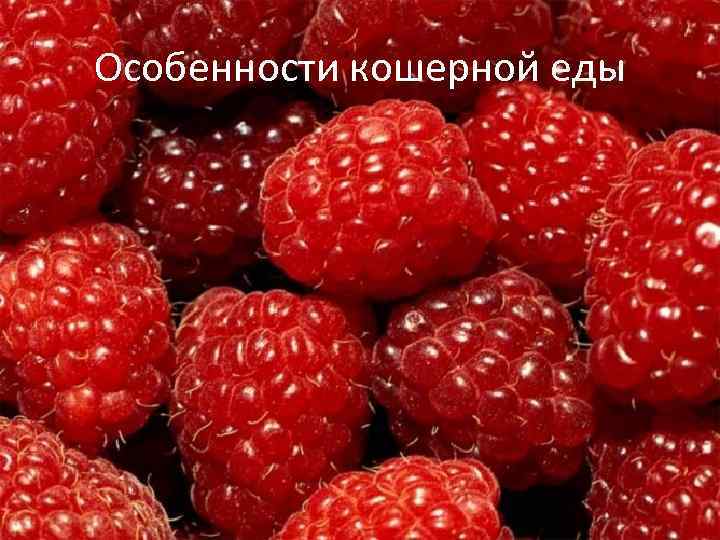 Особенности кошерной еды 