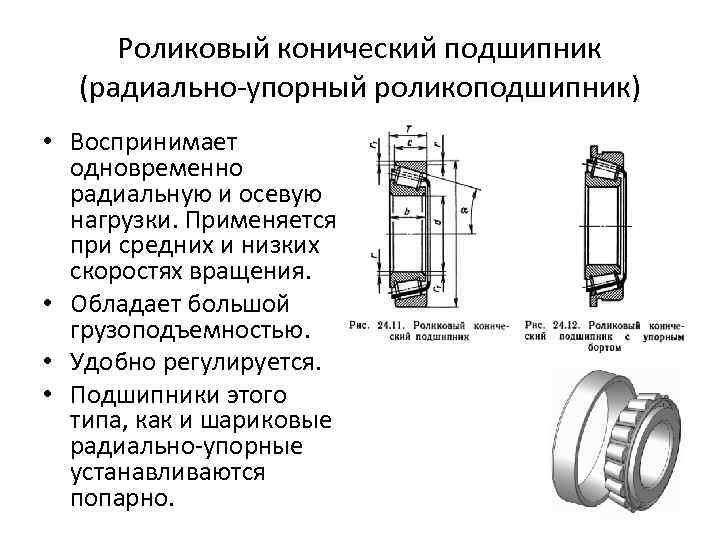 Сборочный чертеж роликового подшипника