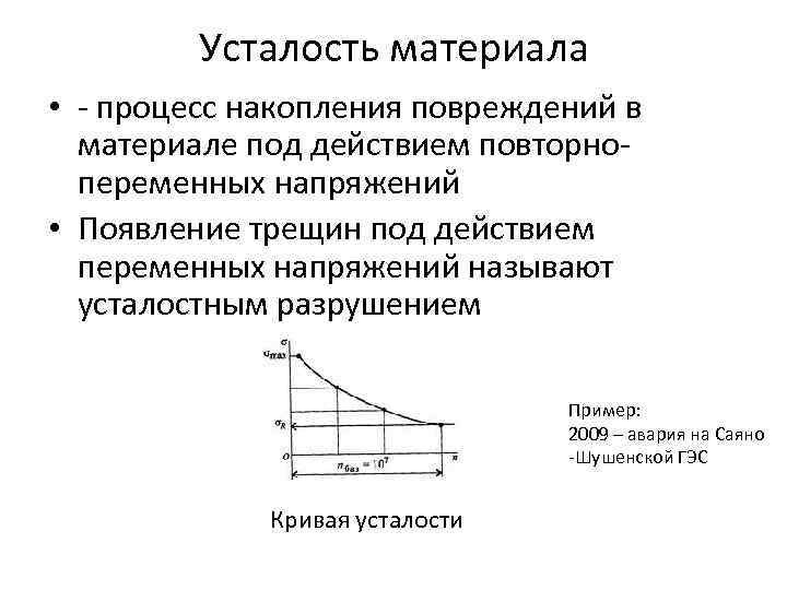 Усталость материала