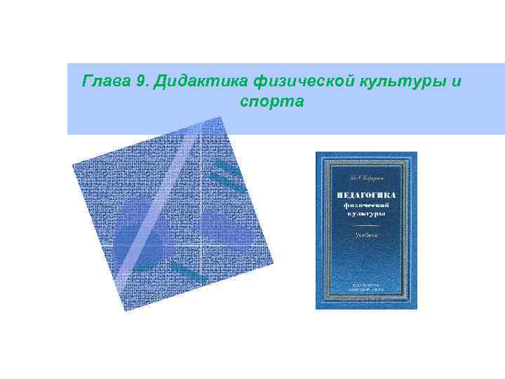 Глава 9. Дидактика физической культуры и спорта 