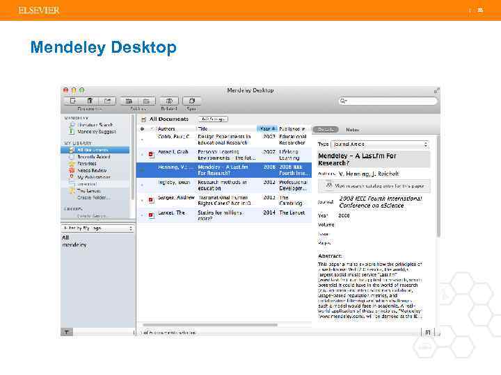 | 88 Mendeley Desktop 