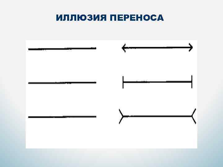 ИЛЛЮЗИЯ ПЕРЕНОСА 