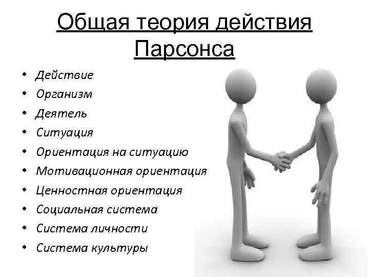 Ориентация в ситуации. Теория соц действия Парсонса. Структура социального действия. Концепция социального действия Парсонса. Теория социального действия т Парсонса.