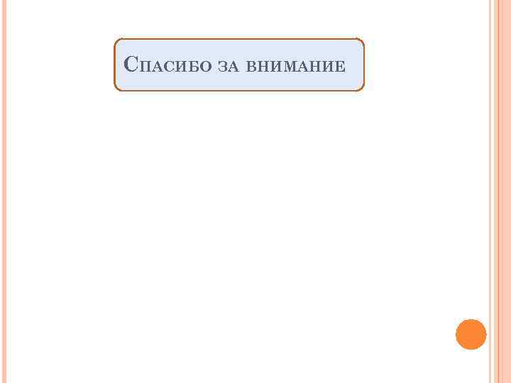 СПАСИБО ЗА ВНИМАНИЕ 