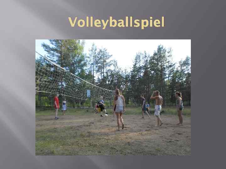 Volleyballspiel 