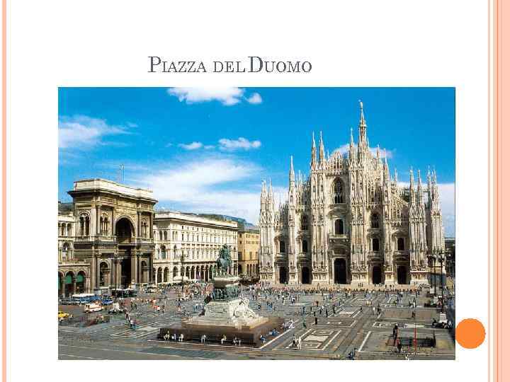 PIAZZA DEL DUOMO 