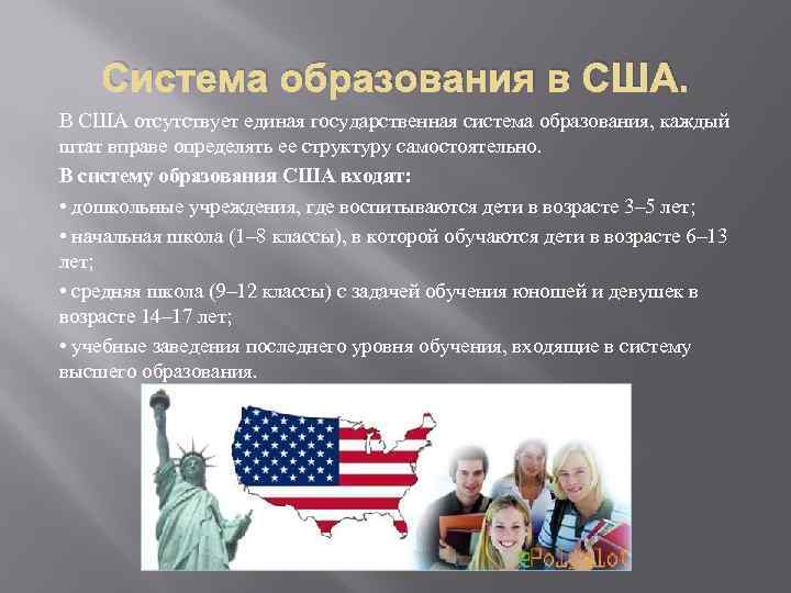 Сша содержание