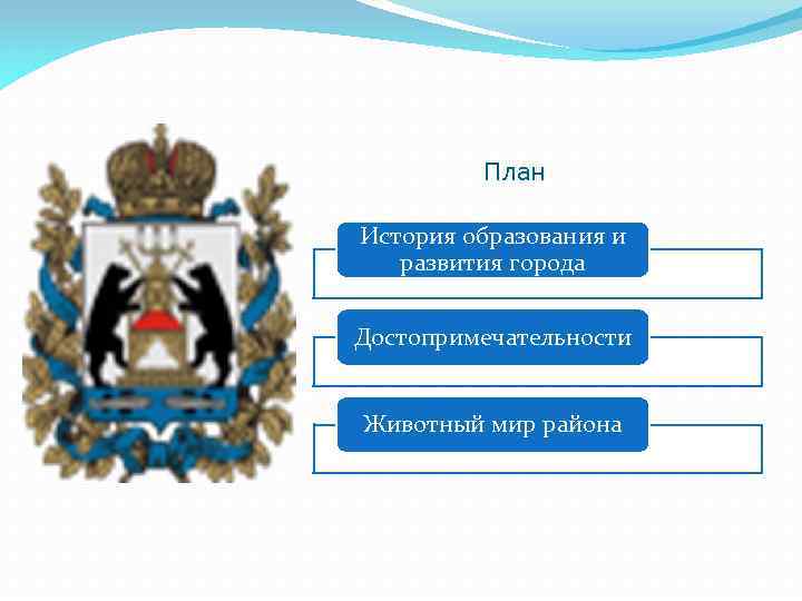 План История образования и развития города Достопримечательности Животный мир района 