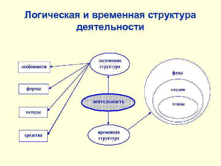 Логическая и временная структура деятельности 