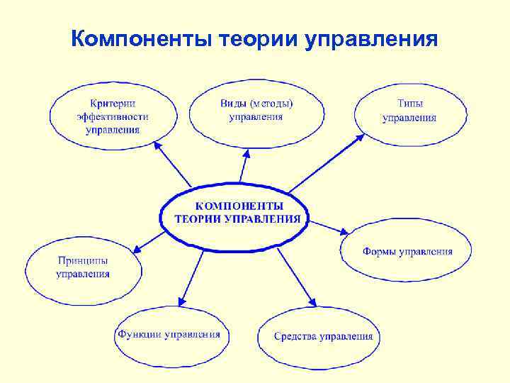 Компоненты теории управления 