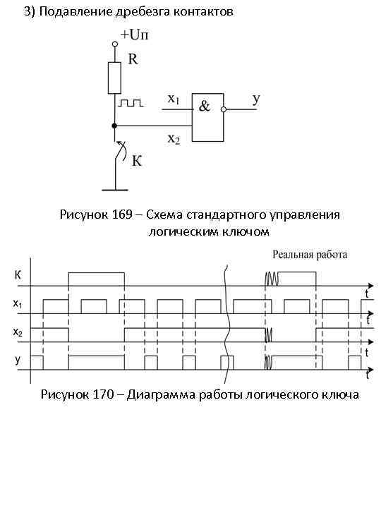 Схема подавления дребезга