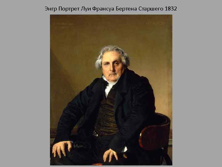 Энгр Портрет Луи Франсуа Бертена Старшего 1832 