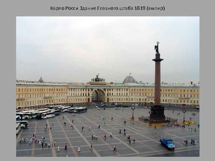 Карло Росси Здание Главного штаба 1819 (ампир) 