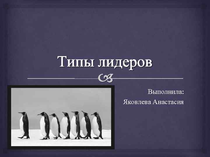 Типы презентаций. Типы лидеров. Перечислите типы презентаций.. Типы лидеров книга. Стандартные типы для презентации.