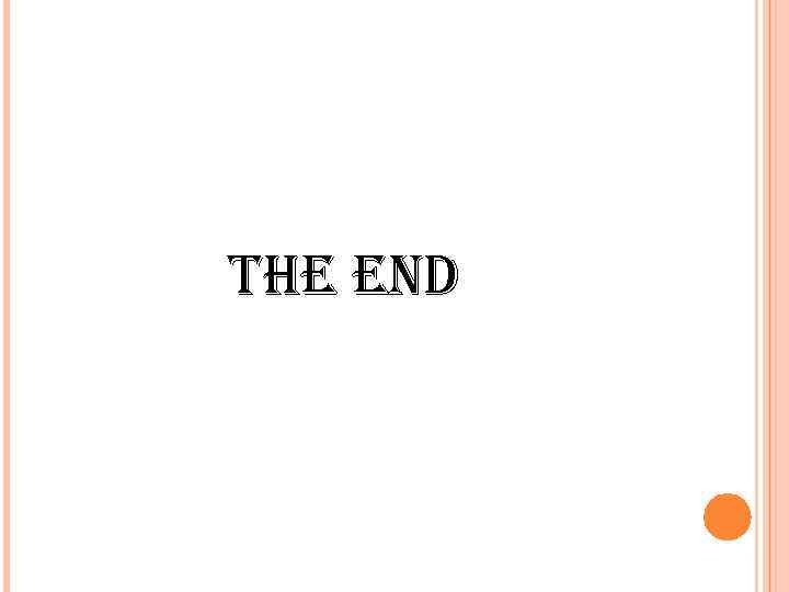 The end 