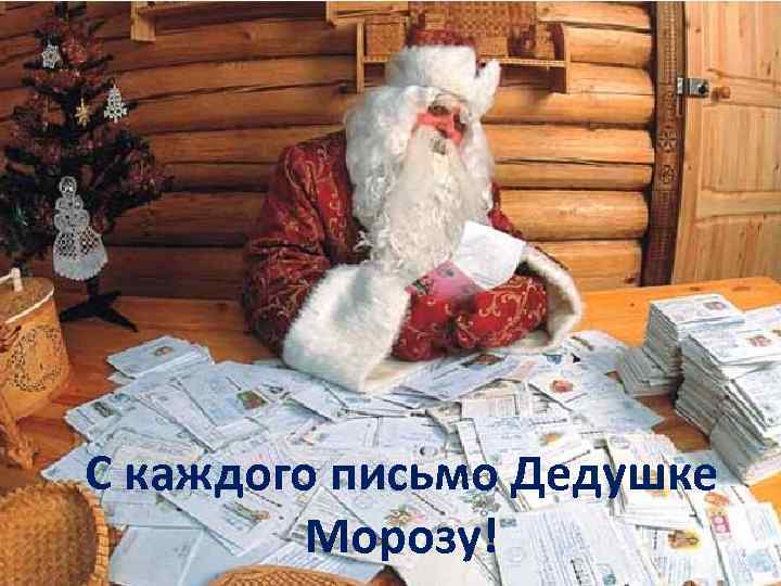 С каждого письмо Дедушке Морозу! 