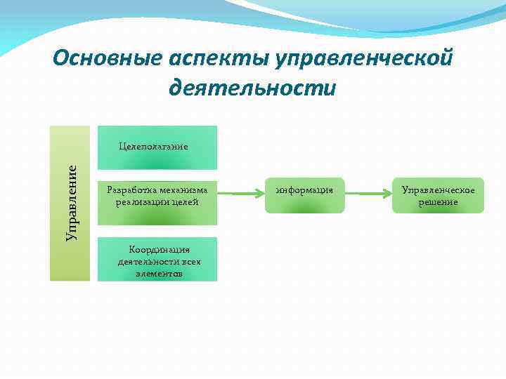 Основные аспекты деятельности организации