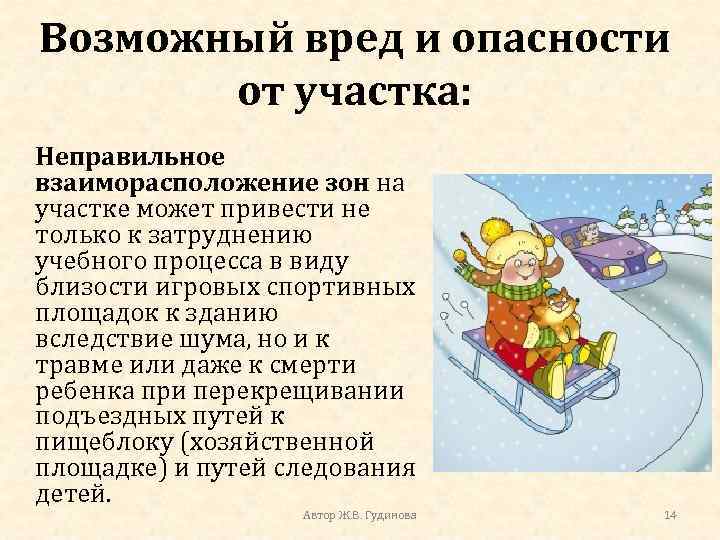 Возможный вред и опасности от участка: Неправильное взаиморасположение зон на участке может привести не