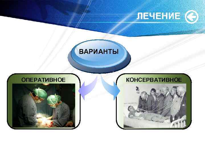 ЛЕЧЕНИЕ ВАРИАНТЫ ОПЕРАТИВНОЕ КОНСЕРВАТИВНОЕ 