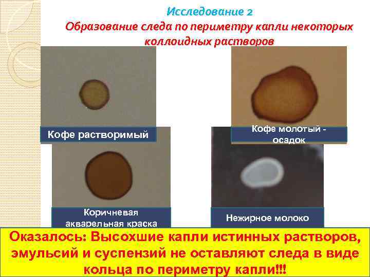 Образование следов