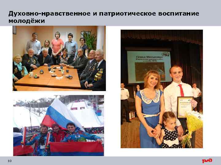 Духовно-нравственное и патриотическое воспитание молодёжи 10 