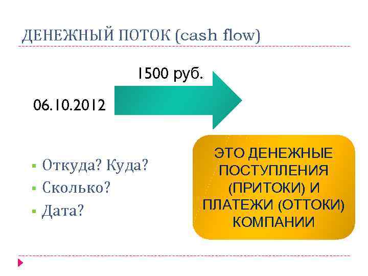 Проект поток cash