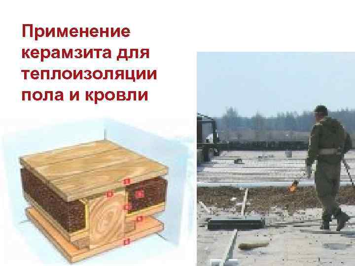 Применение керамзита для теплоизоляции пола и кровли 