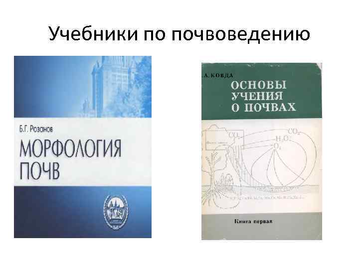 Учебники по почвоведению 