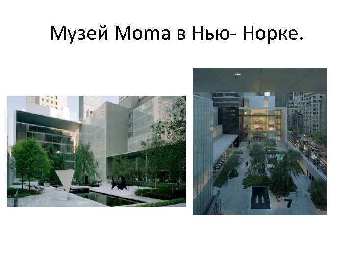 Музей Moma в Нью- Норке. 