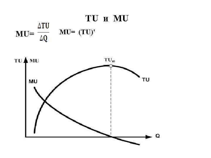 TU и MU MU= (TU)' 