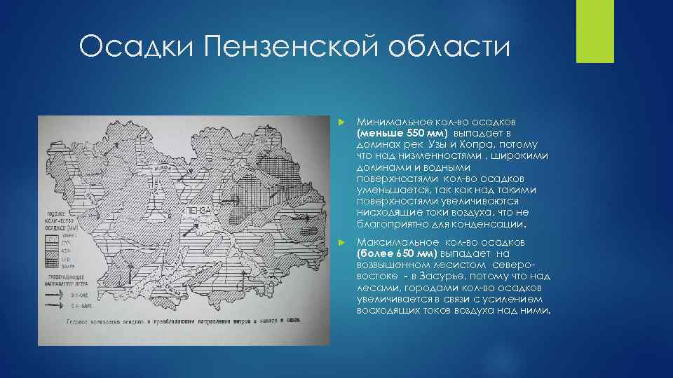 Карта осадков спасск пензенская область