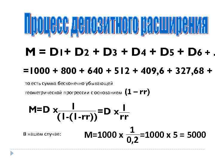 M = D 1+ D 2 + D 3 + D 4 + D