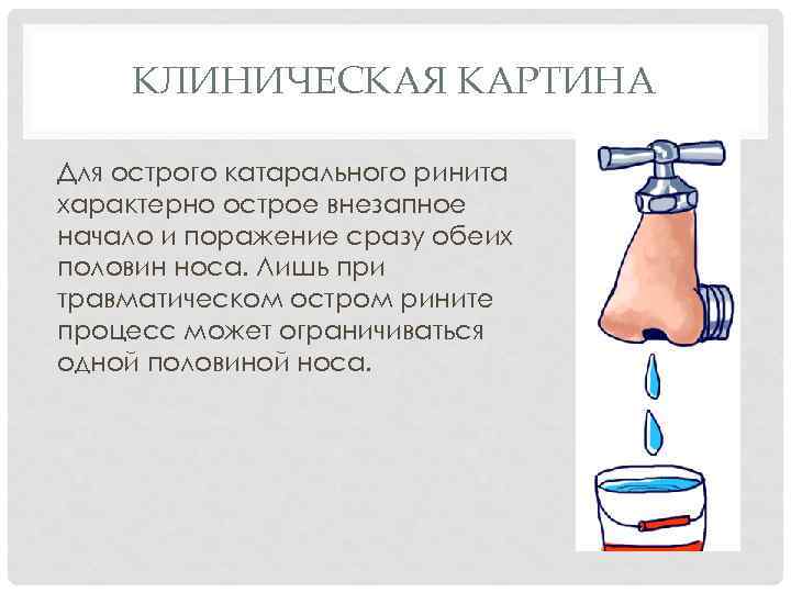 Клиническая картина ринита