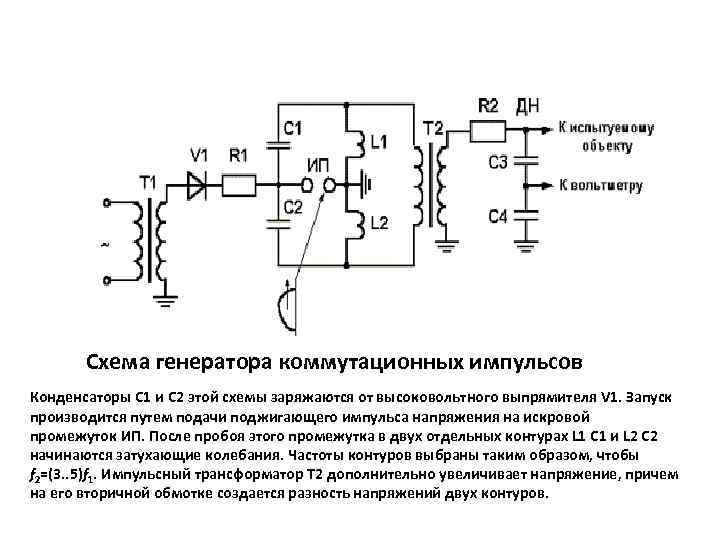 Схема наносекундного генератора