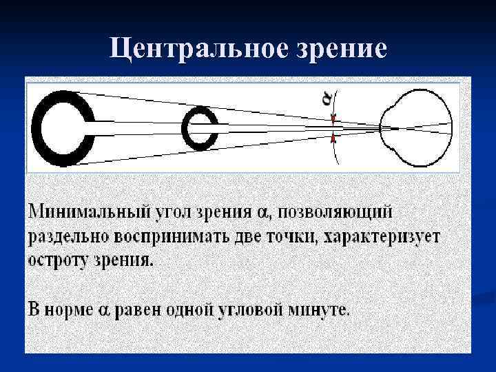 Прочитайте текст расположенный справа бинокулярное зрение