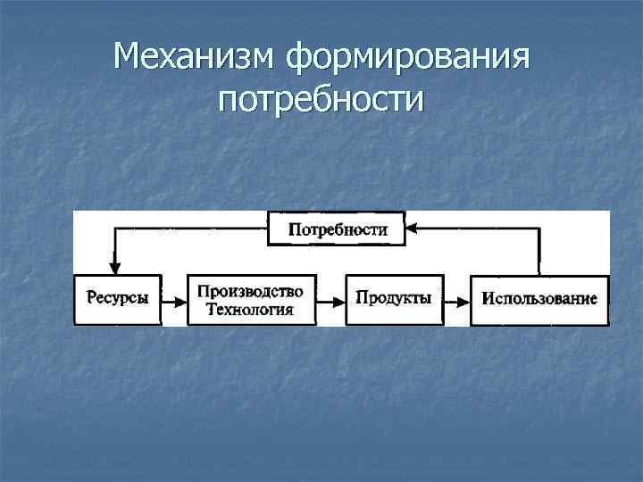 История развития потребностей