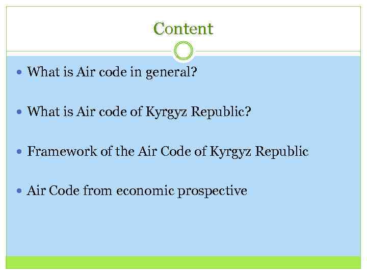 Content What is Air code in general? What is Air code of Kyrgyz Republic?