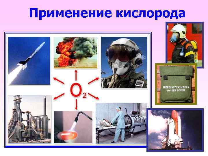 Применение кислорода 