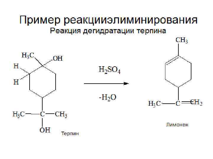 Выберите реакции дегидратации. Дегидратация терпингидрата. Дегидратация ментола. Реакция дегидратации. Синтез ментола.