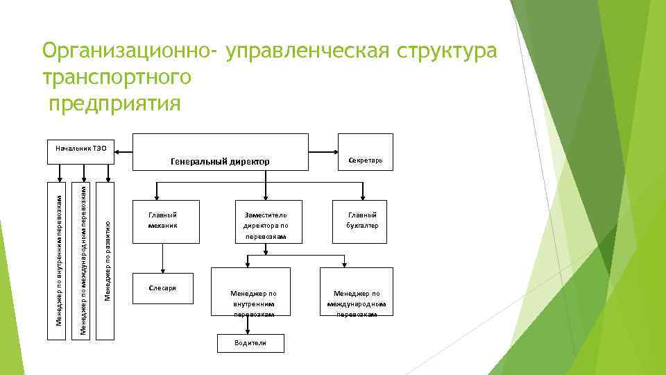 Организационно управленческая модель проекта