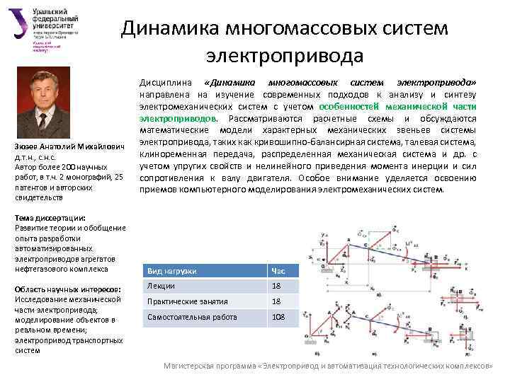 Дифференциальные динамических систем. Динамическая модель электропривода. Одномассовая модель электропривода. Многомассовая расчетная схема. Многомассовые системы сопромат.