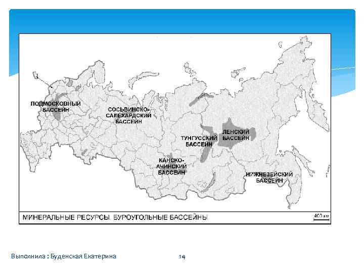 Выполнила : Буденская Екатерина 14 