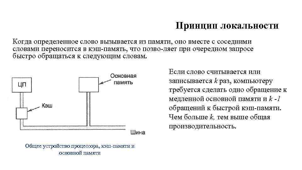 Принцип локальности в компьютерах